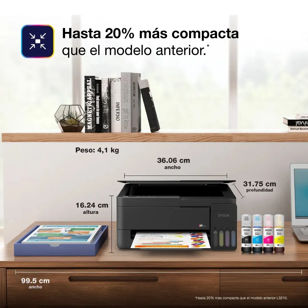 Impresora Multifuncional Epson L3310 EcoTank Tinta Continua-7