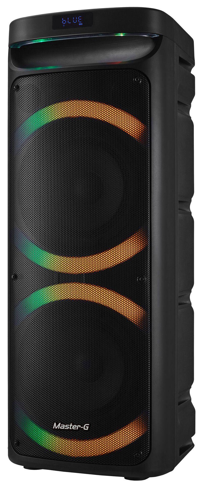 Parlante MasterG Karaoke Phantom Bluetooth 8in x2 60W TWS EQ-4