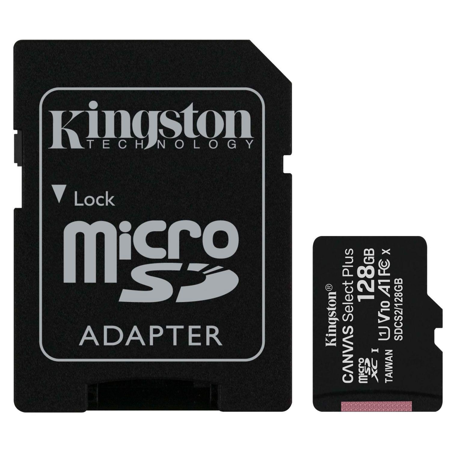 Tarjeta Memoria Kingston MicroSDXC 128GB Canvas Select Plus-1
