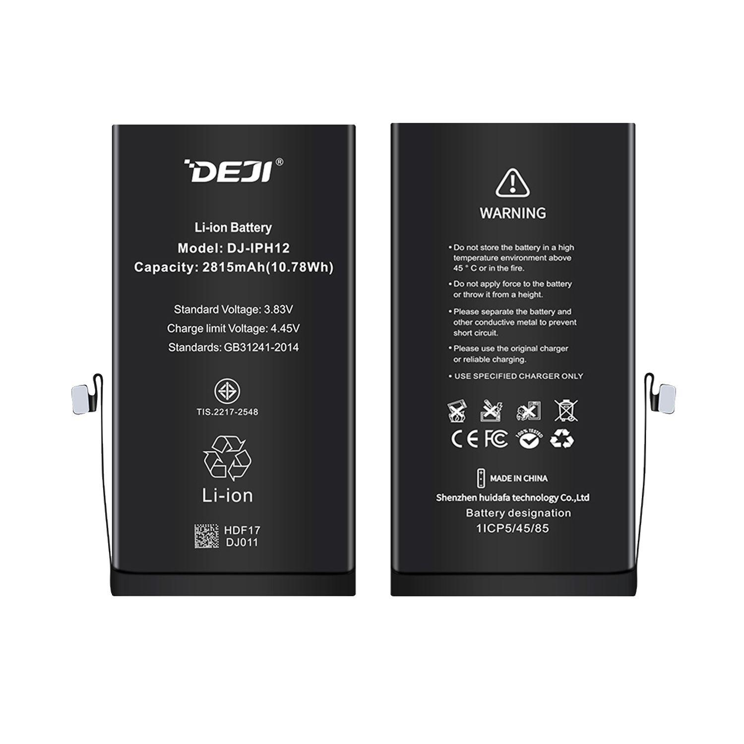 Bateria para Iphone 12 DEJI IC Original Capacidad 2815mAh-3
