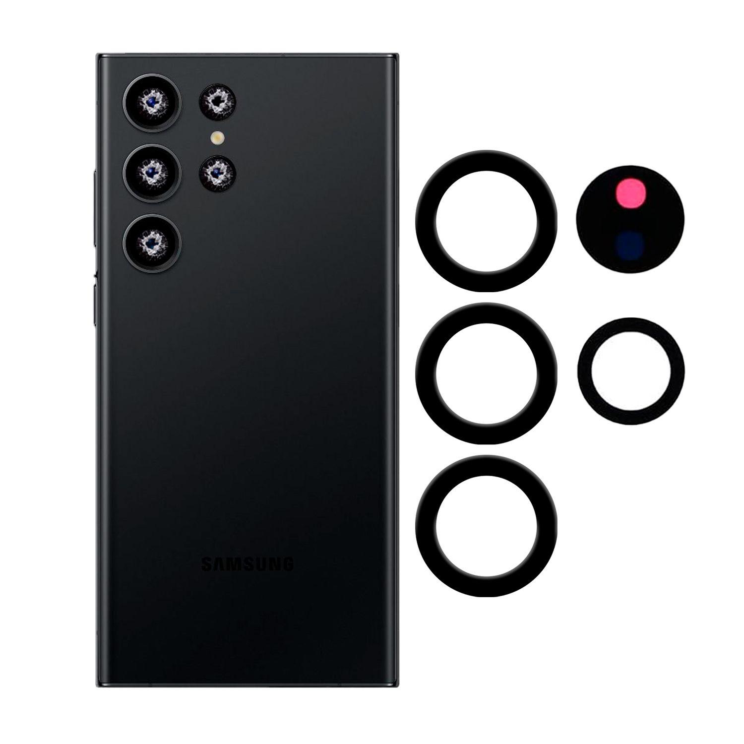 Vidrio de Camara Trasera Compatible con Samsung S23 Ultra-0