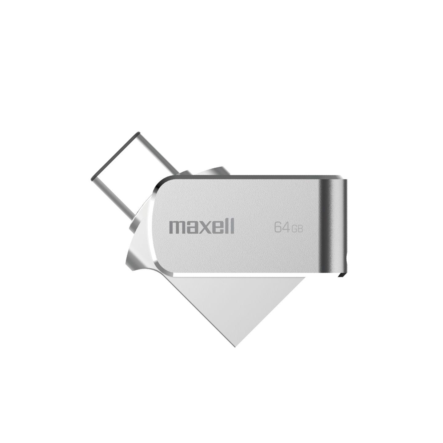Pendrive USB-C OTG 3.0 64GB Maxell Compatible MAC y Windows-1