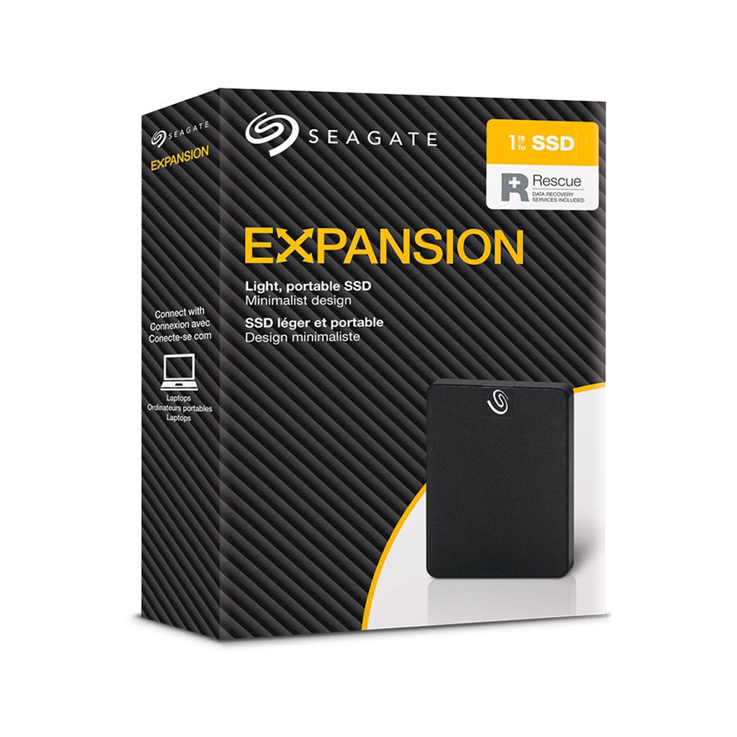 Disco Solido Externo Portatil Seagate Expansion 1TB Rescue-5
