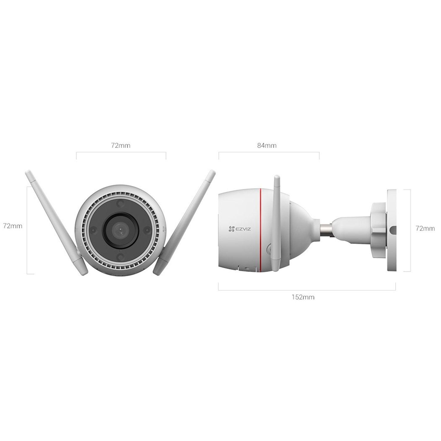 Camara Wifi IP Ezviz H3C 2K Plus ColorVU Exterior IP67-3
