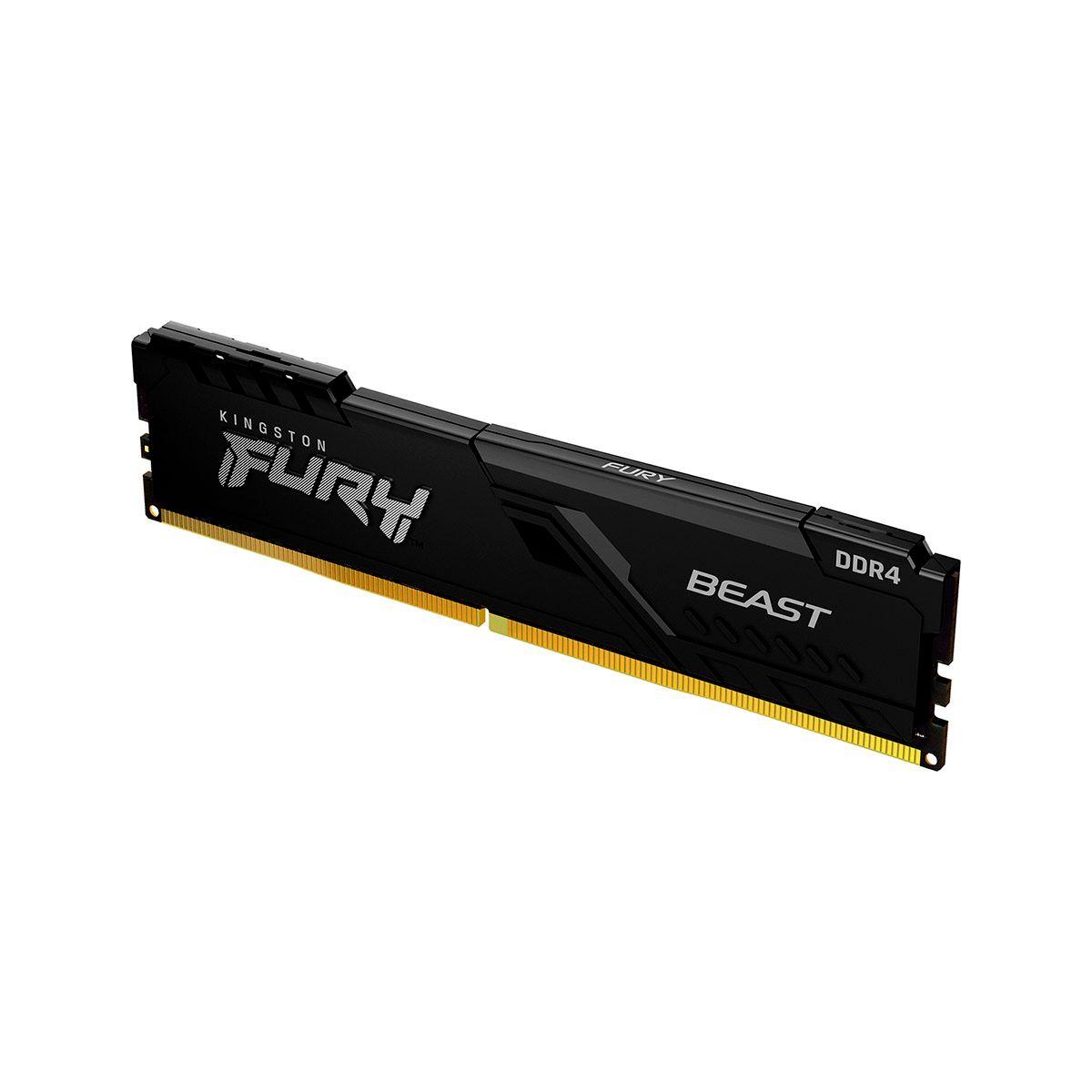 Memoria Ram PC Kingston Fury Beast Gamer 4GB 3200MHz CL16 DDR4 1.35V [ KF432C16BB/4 ]-2