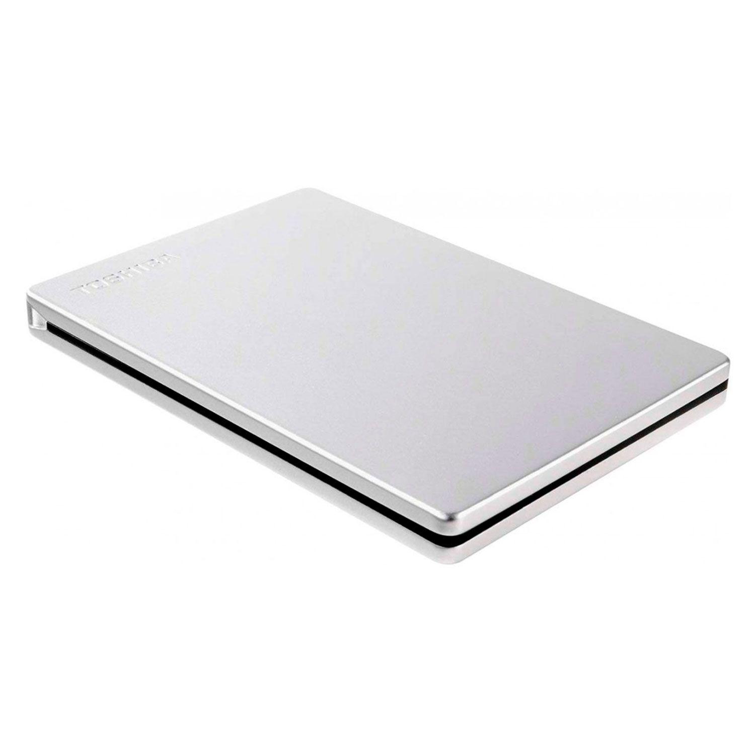 Disco Duro Externo Toshiba 1tb Canvio Slim Plata-1