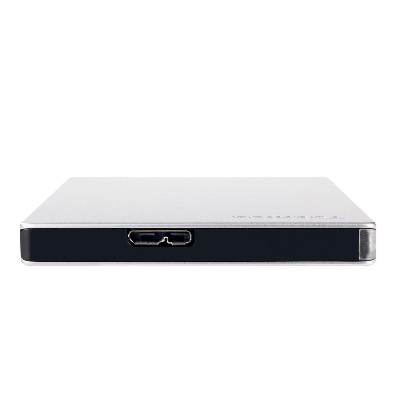 Disco Duro Externo Toshiba 1tb Canvio Slim Plata-2