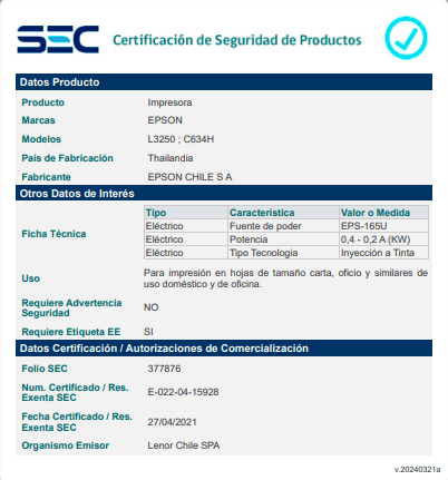 Impresora Multifuncional EPSON ECOTANK L3250 Inalámbrica-6