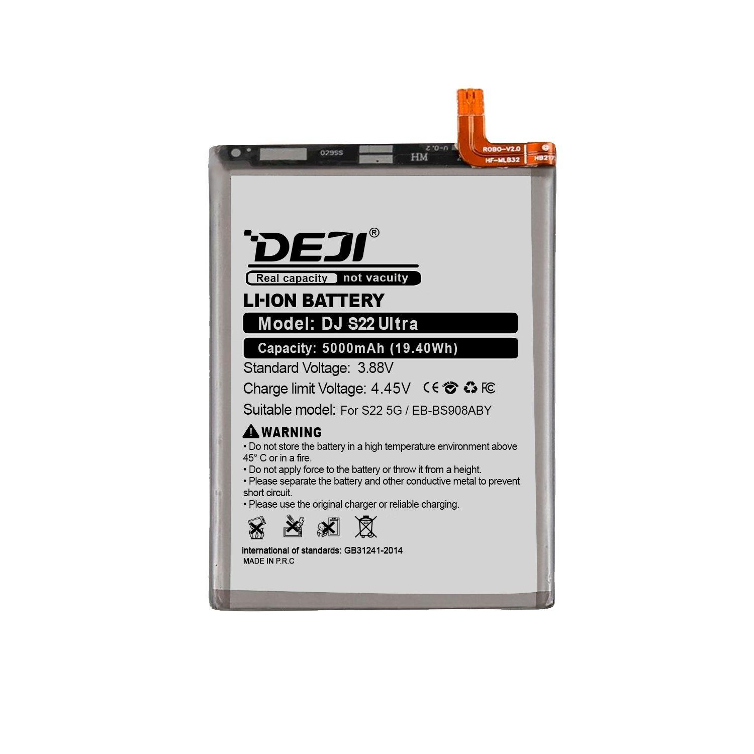 Bateria para Samsung S22 Ultra / 5G DEJI IC Original 5000mAh-1