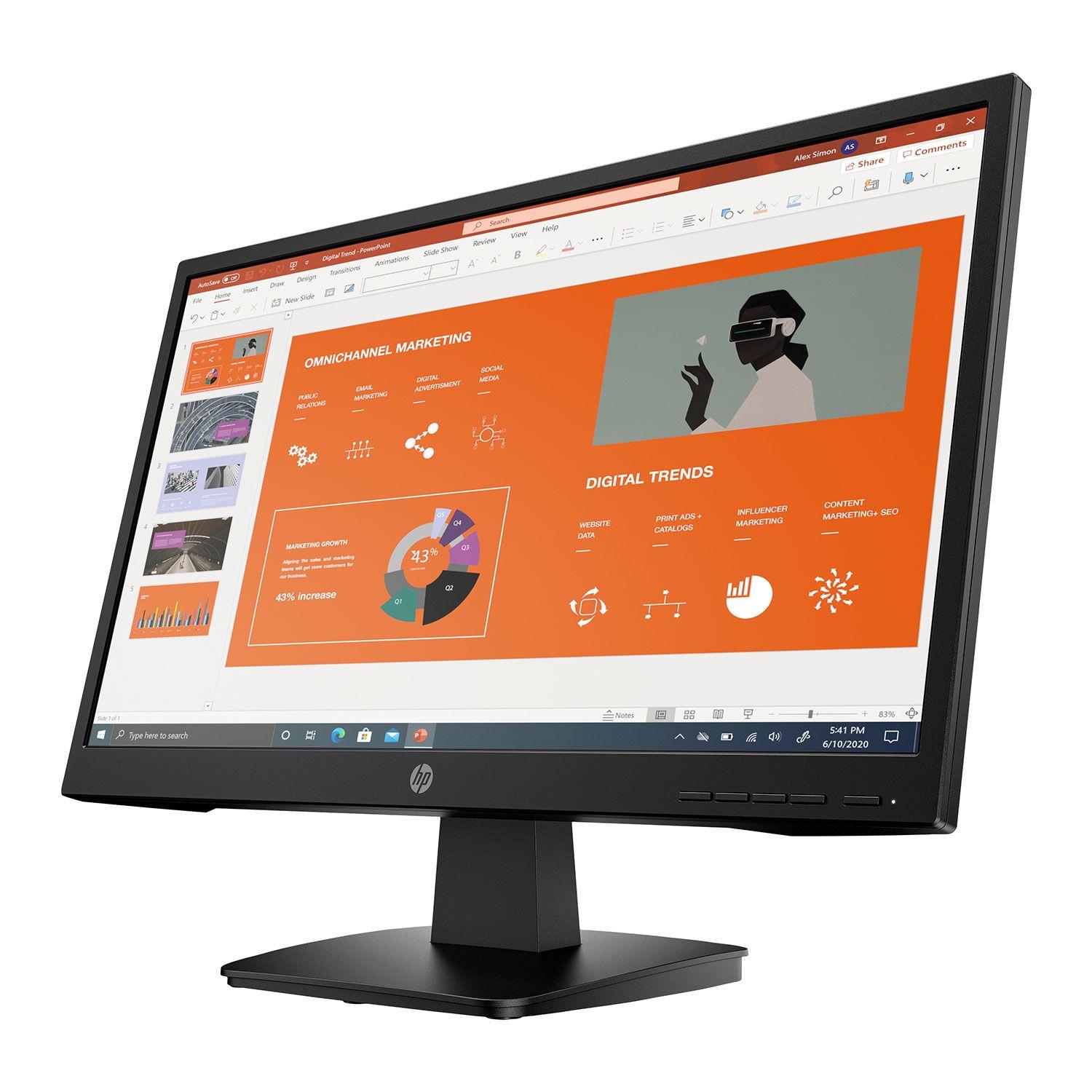 Monitor HP P22va G4 21.5in Full HD 1920x1080 60Hz 453D2AA-0