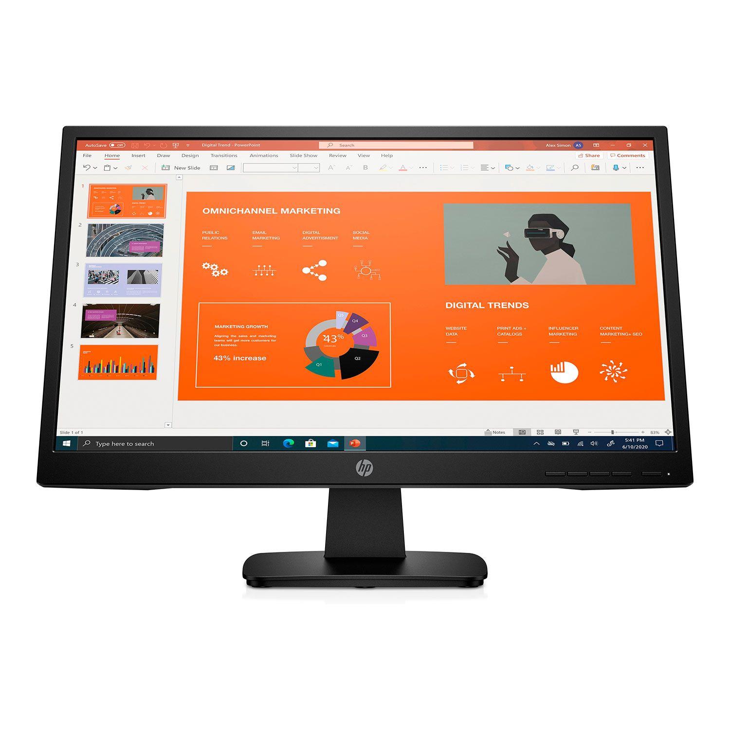 Monitor HP P22va G4 21.5in Full HD 1920x1080 60Hz 453D2AA-1