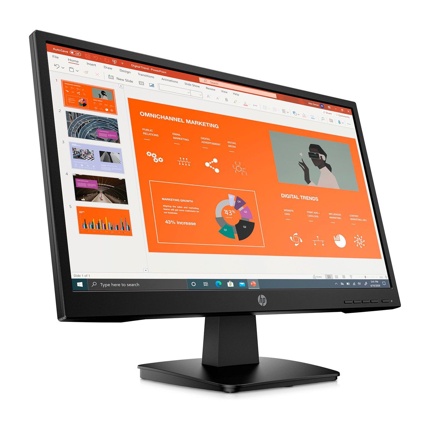 Monitor HP P22va G4 21.5in Full HD 1920x1080 60Hz 453D2AA-2