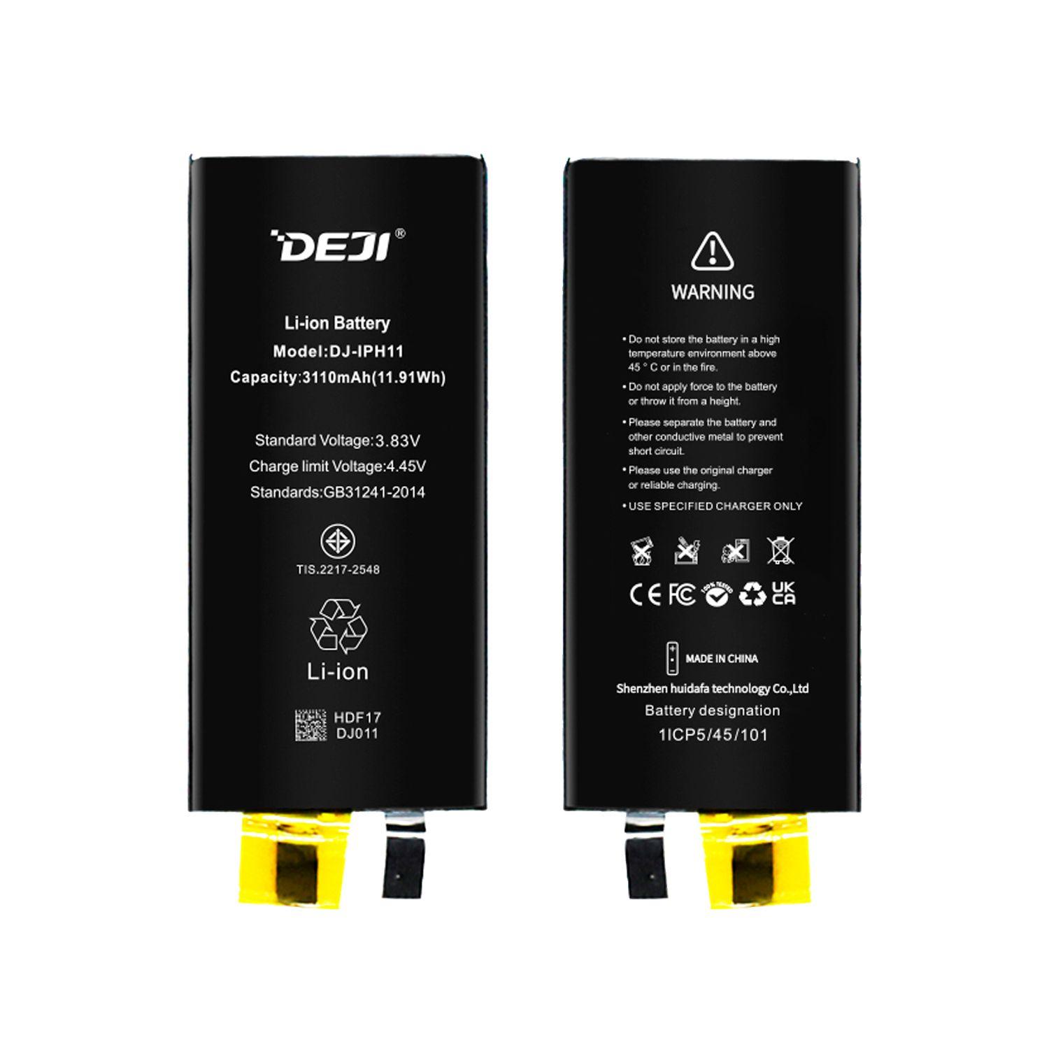 Bateria para Iphone 11 Sin Flex DEJI IC Original 3110mAh-3