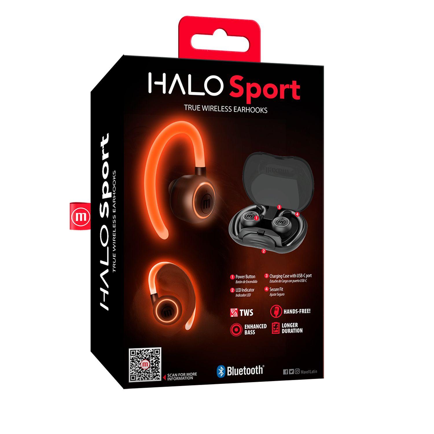 Audifonos Inalambricos TWS Halo Sport True Maxell Earbuds-2