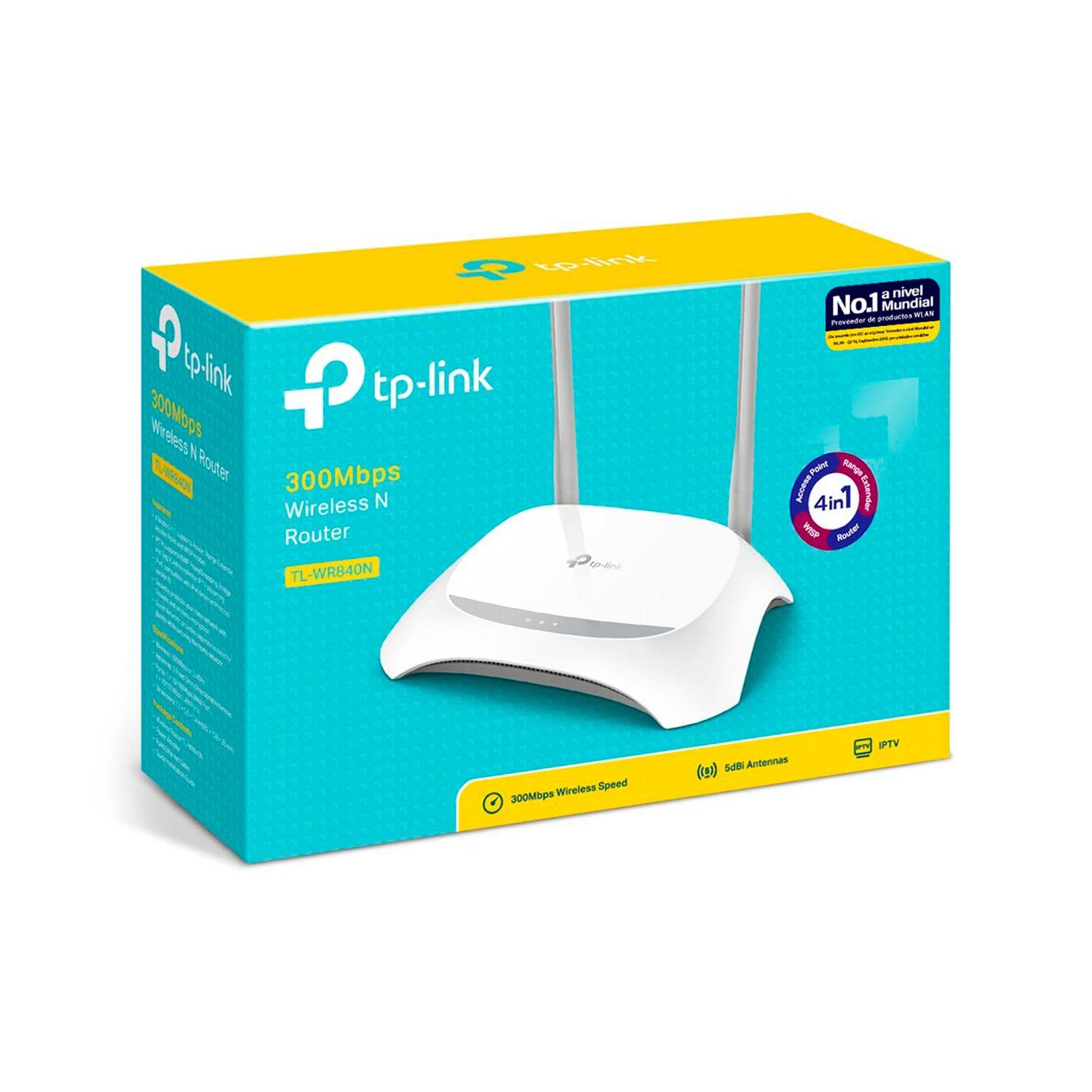 Router Inalambrico N TP-Link TL-WR840N 4 Modos en 1 300Mbps-5