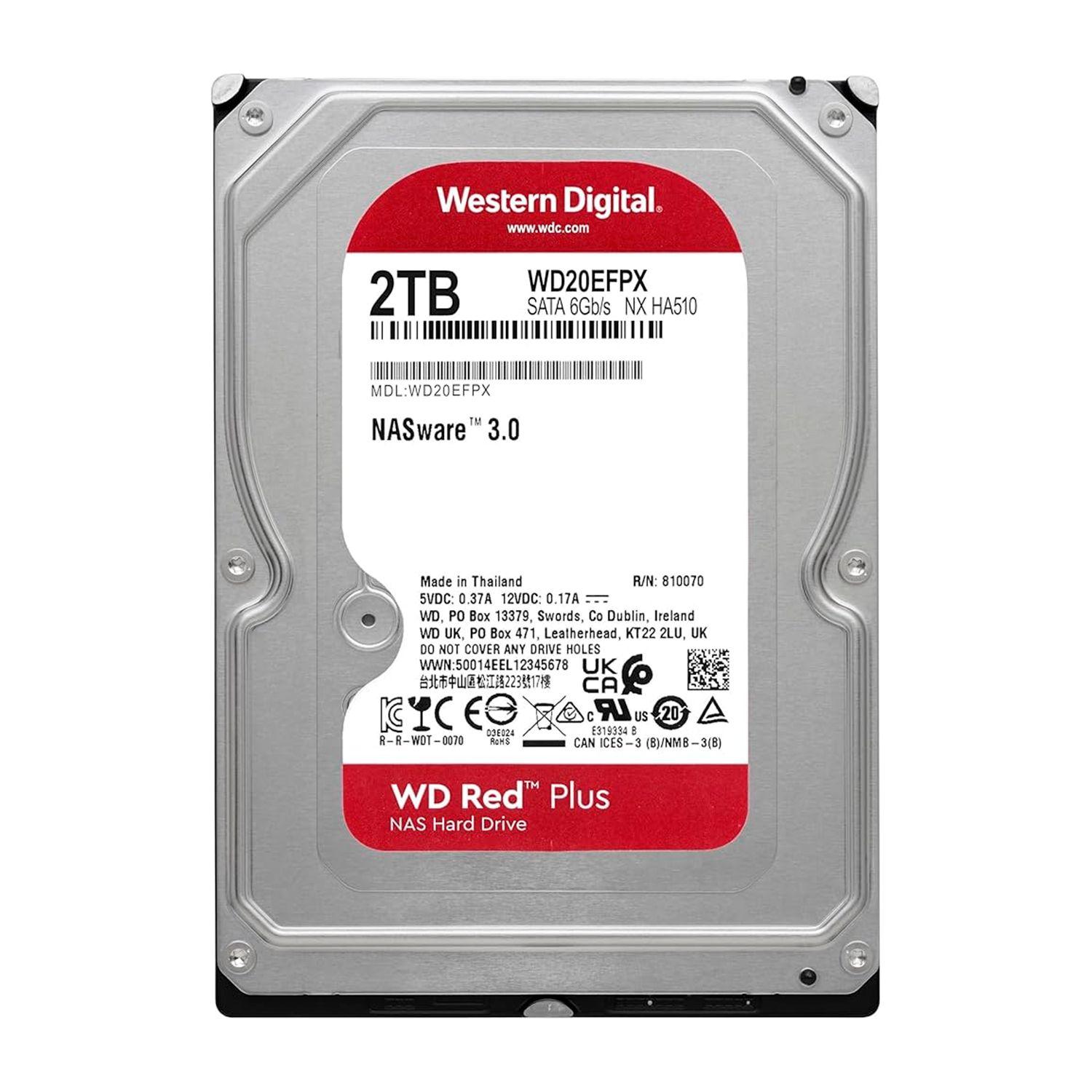Disco Duro Interno WD Red Plus 2TB 5400 RPM NAS / DVR / NVR-1