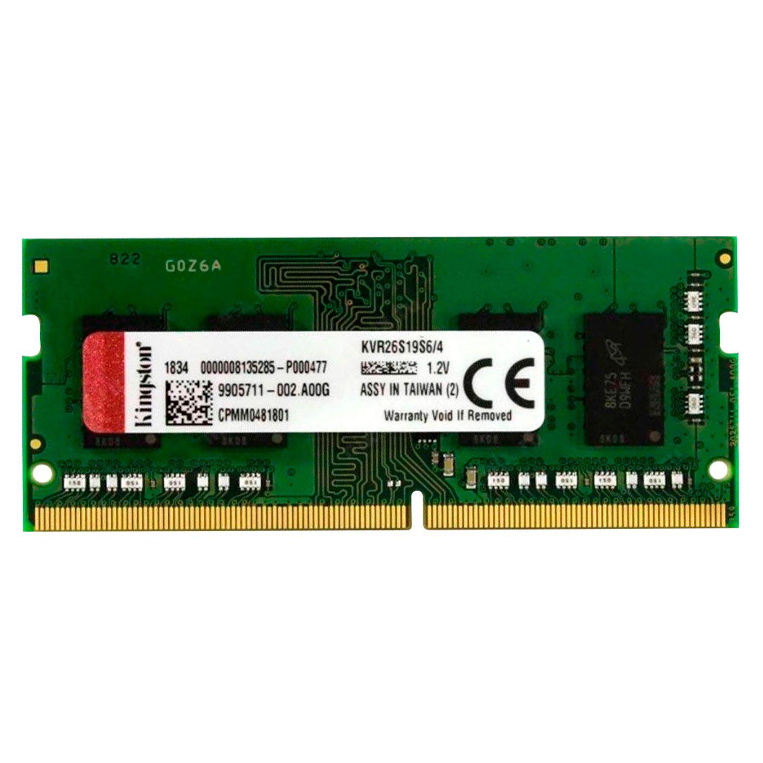 Memoria Ram Notebook Kingston Ddr4 4gb 2666mhz-0