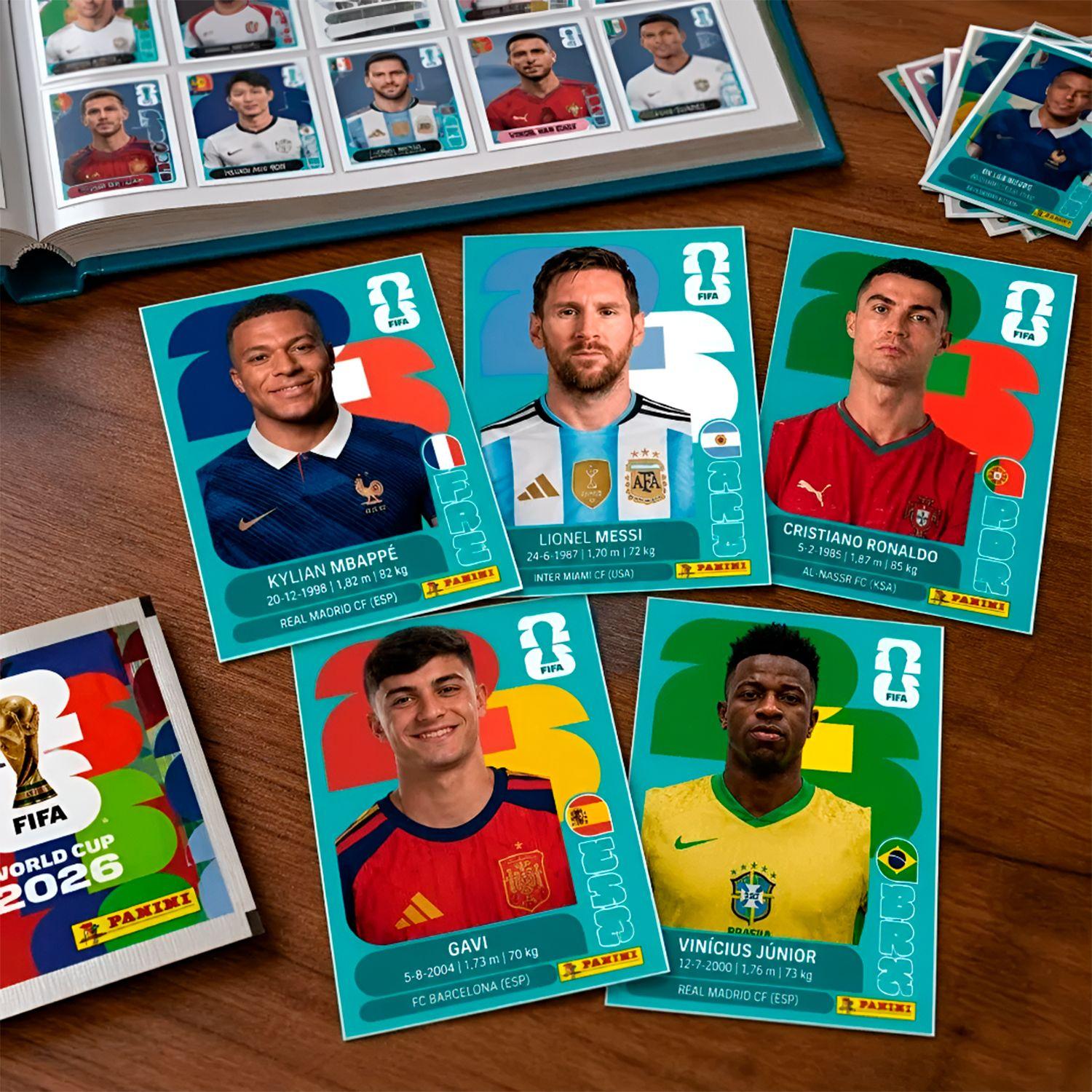 Pack Album Panini + 100 Sobres 700 Laminas Fifa Munidal 2026-8