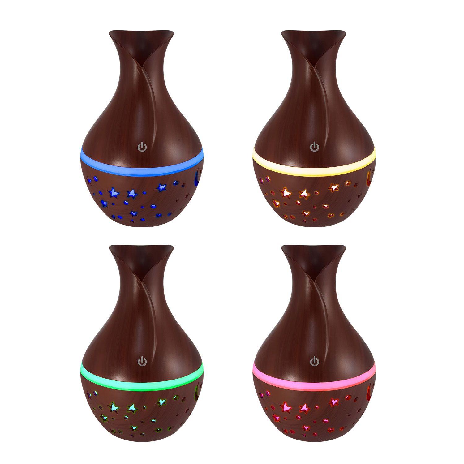Difusor De Aromas Humidificador Holdmay 300 ML con Luces LED-2