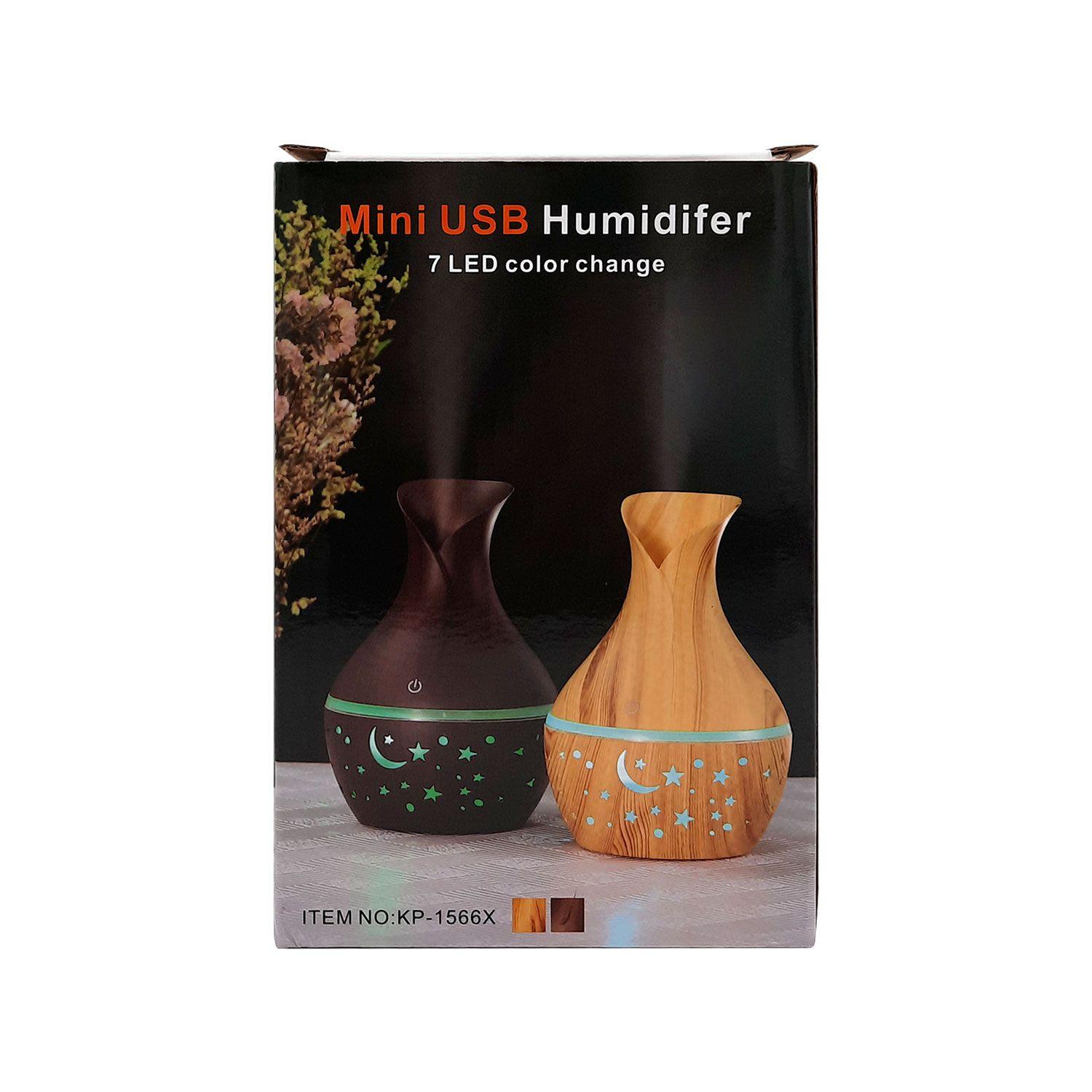 Difusor De Aromas Humidificador Holdmay 300 ML con Luces LED-3