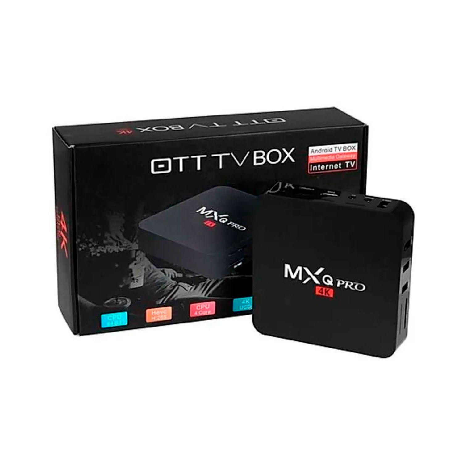 TV Box MX Qpro 4k 10.1 4G Ram 64GB 2.4G/5G 4core-4