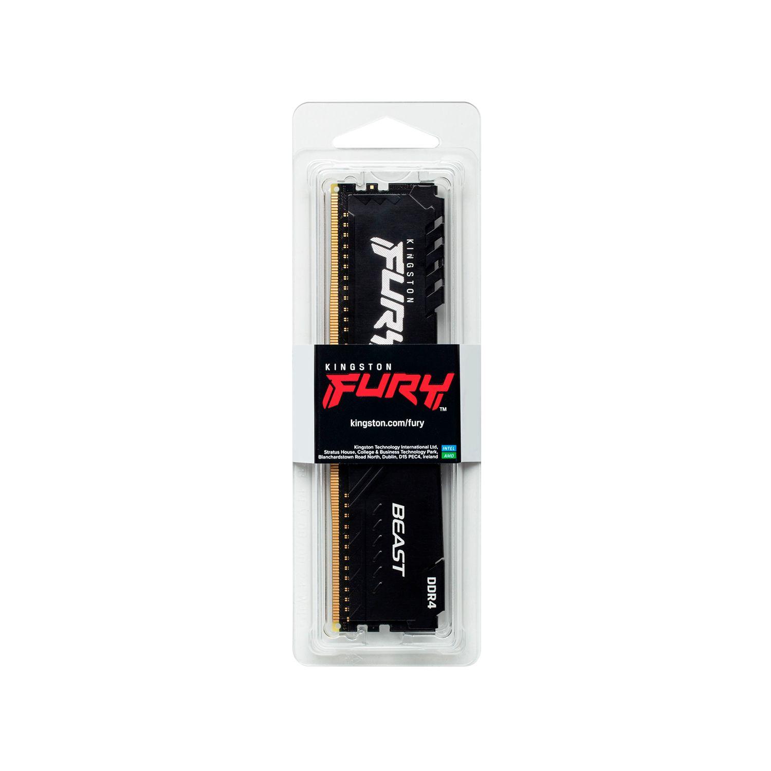 Memoria Ram PC Kingston Fury 8GB DDR4 3600MHz CL17 DIMM-2