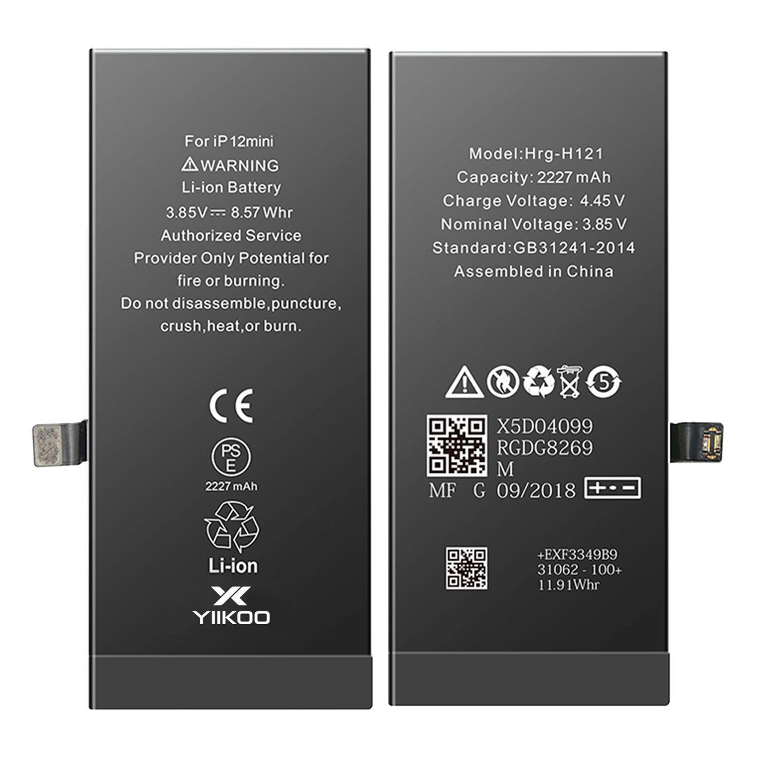Bateria para iPhone 12 Mini YIIKOO Proteccion sobrecarga-3