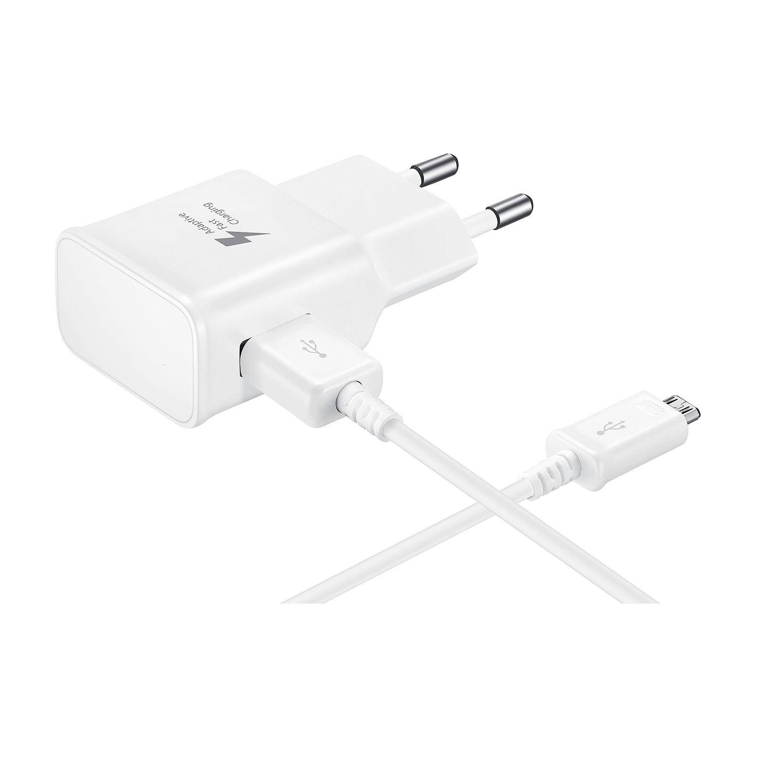 Cargador para Samsung 15W Carga Rapida V8 Micro USB a USB-3