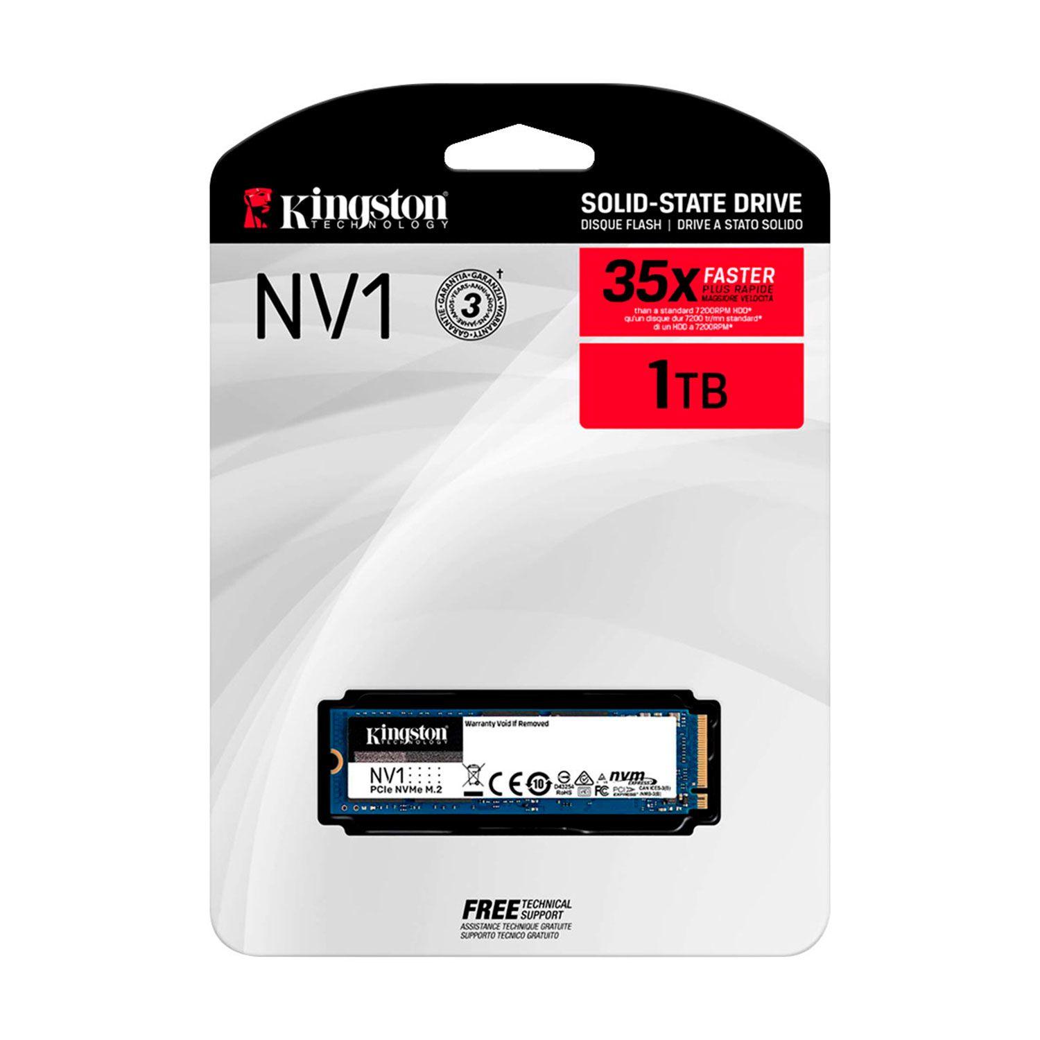 Disco Ssd Kingston M.2 1tb Nv1 Snvs/1000g-0