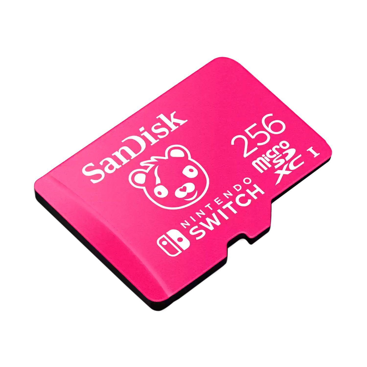 Tarjeta MicroSDXC SanDisk 256GB Nintendo Switch Fortnite 4K-2