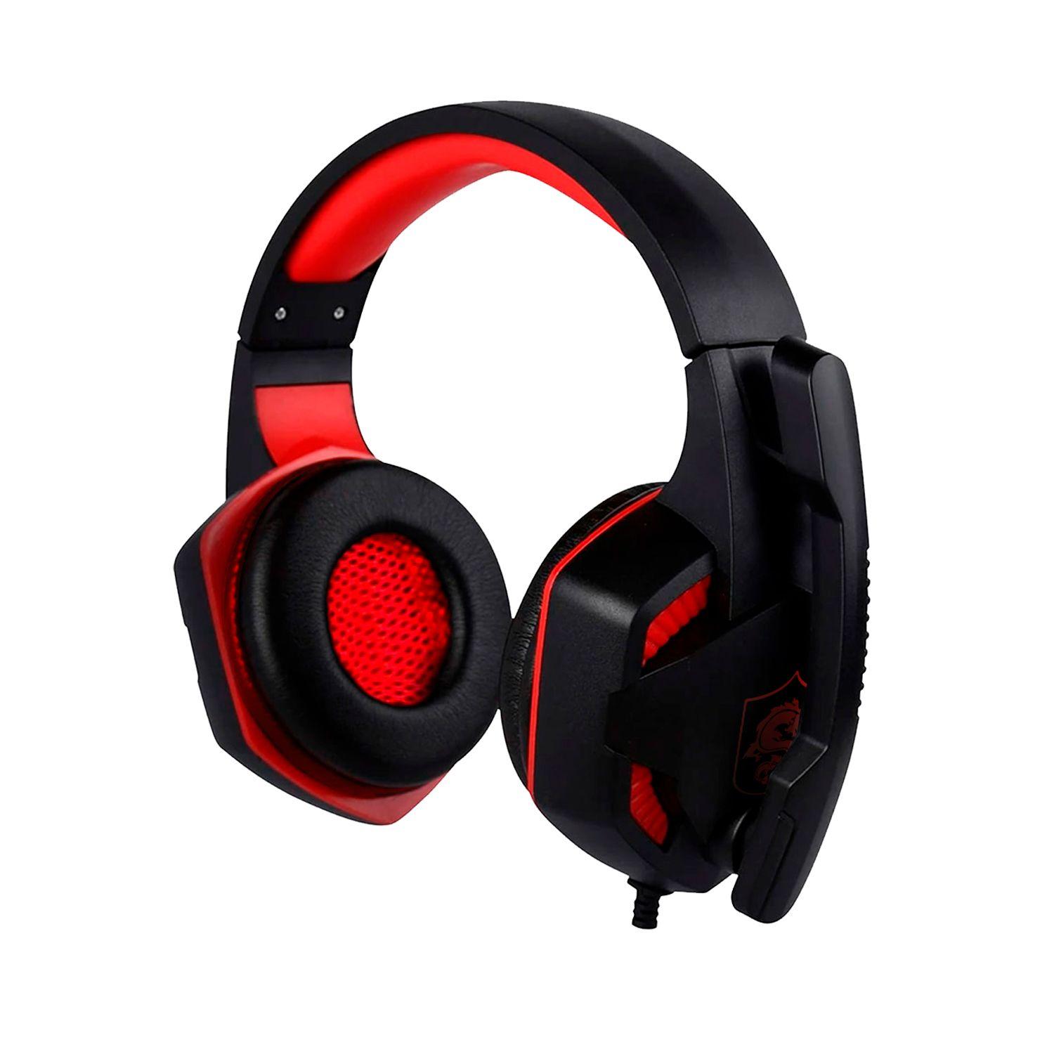 Audifono Gamer OHF Warhead 900-A 3,5mm Luz Led Microfono-0