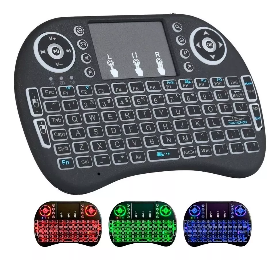 Miniteclado inalámbrico i8 para Android TV Box PC-0