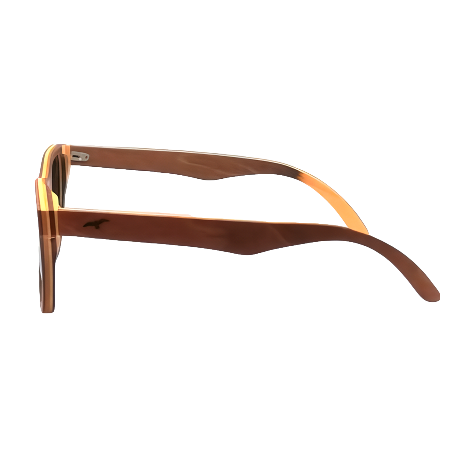 Lentes De Sol De Madera Chanquiuque Café Niba-1