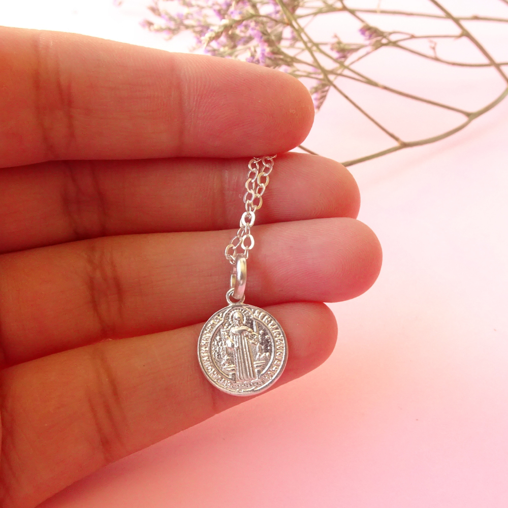 Cadena de Plata 925 - San Benito - Religioso-2