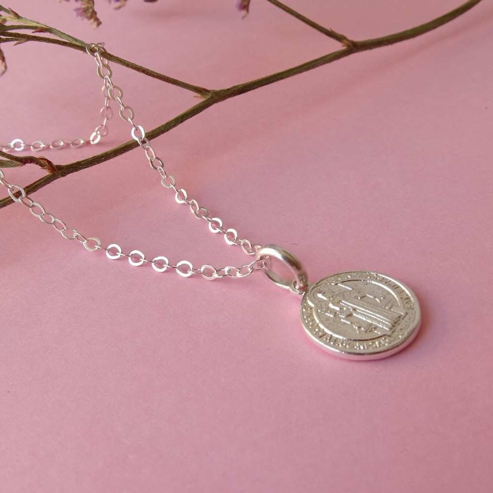 Cadena de Plata 925 - San Benito - Religioso-3