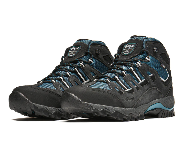Botin Lippi Puelo Hombre color Petroleo/gris trekking hiking-5