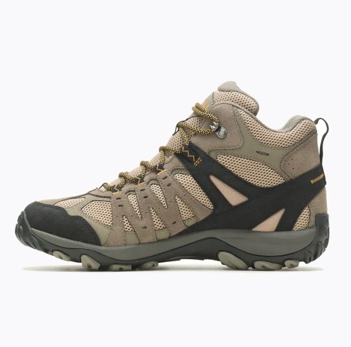 Botin Trekking Merrell Accentor 3 Mid Waterproof Caf Claro Hombre-4