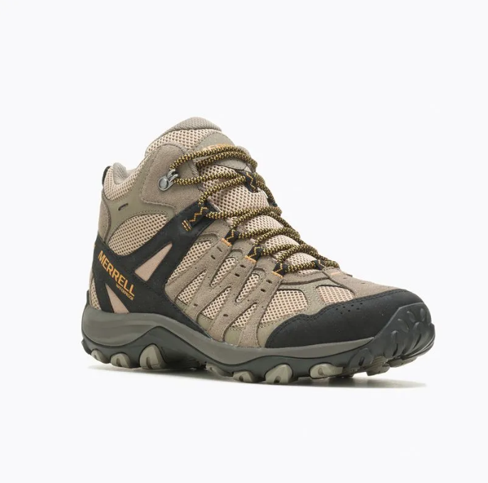 Botin Trekking Merrell Accentor 3 Mid Waterproof Caf Claro Hombre-5