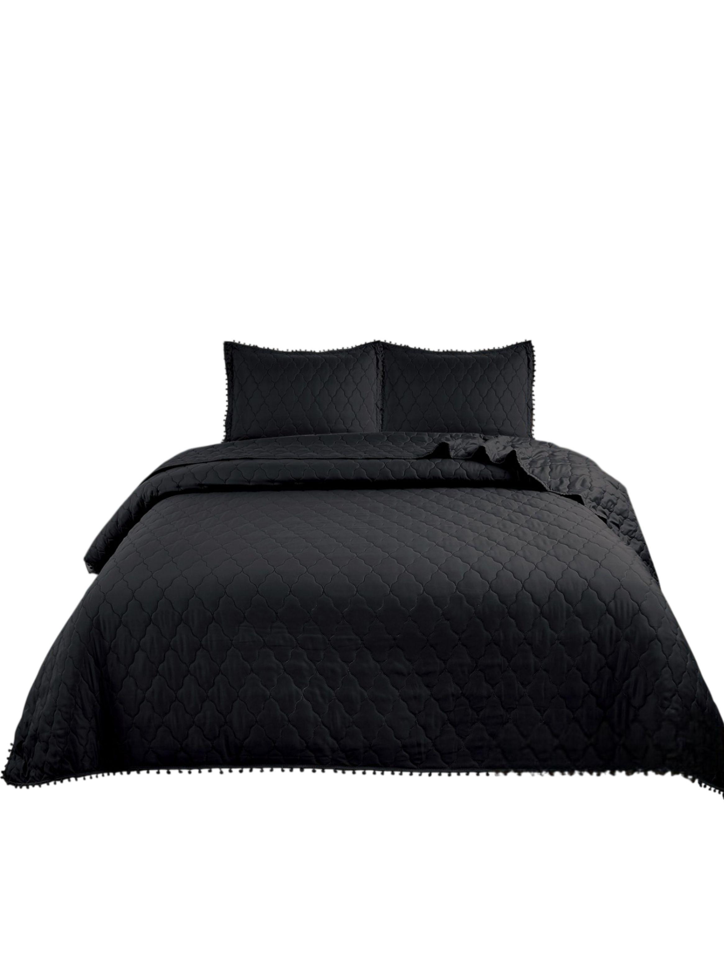 Cubrecama Verano Con Pompones KING 250x270cm Premium TF-0