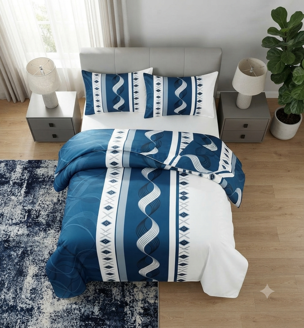 Cubrecama Quilt - Diseño Moderno - 2 Plazas TF-2