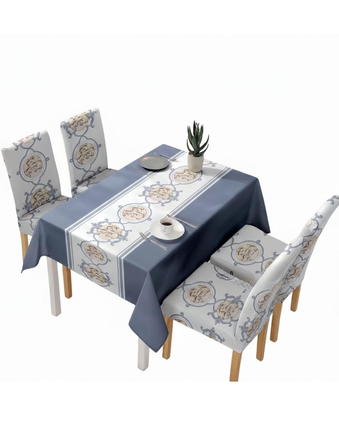 Set Premium Mantel grueso anti manchas 140*220cm mantel + 6 fundas.TF.-0