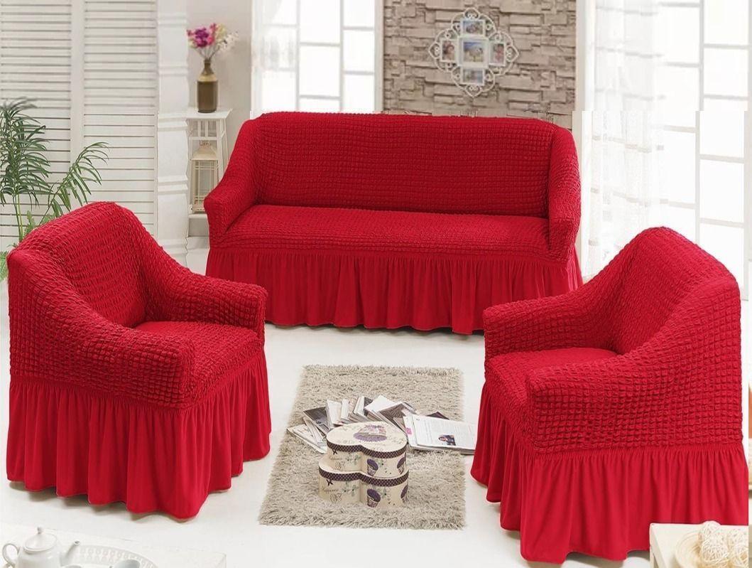 Cubre sillones turcos de calidad para tu Living 3+1+1-TF-1