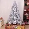 ARBOL DE NAVIDAD DE 180CM COLOR PLATEADO CON 600 RAMAS WYM-3