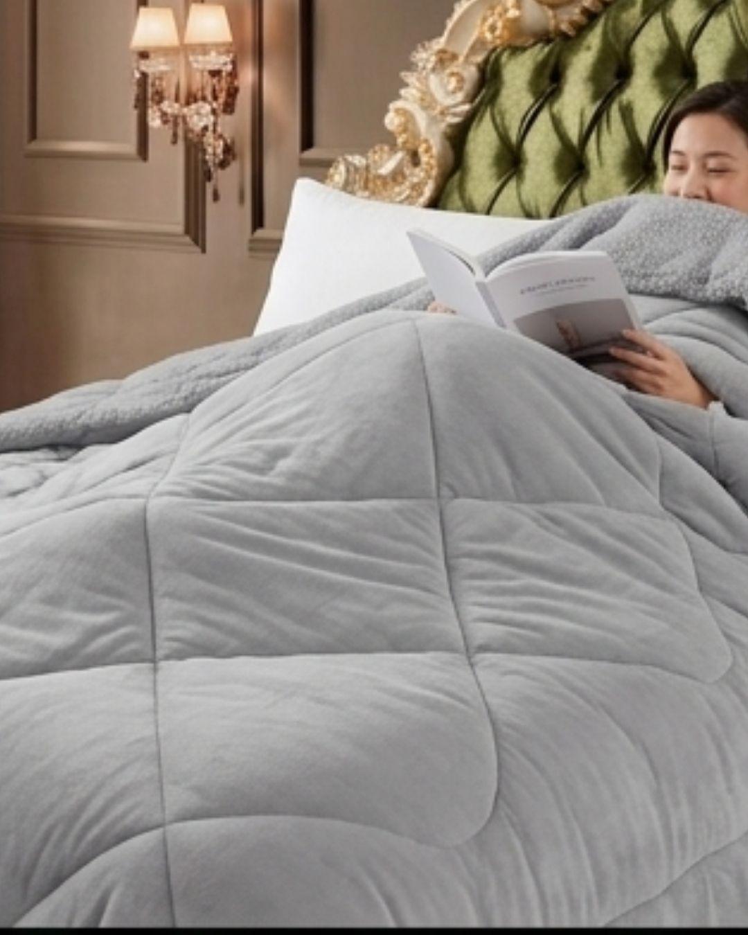 Cobertor de Invierno Polar: Máximo Calor y Suavidad (1.5 Plazas) WM-2