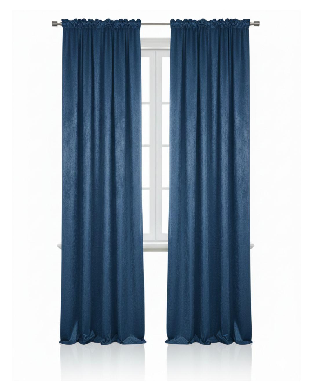 Cortinas  Aterciopeladas - 2 Paños TF-0