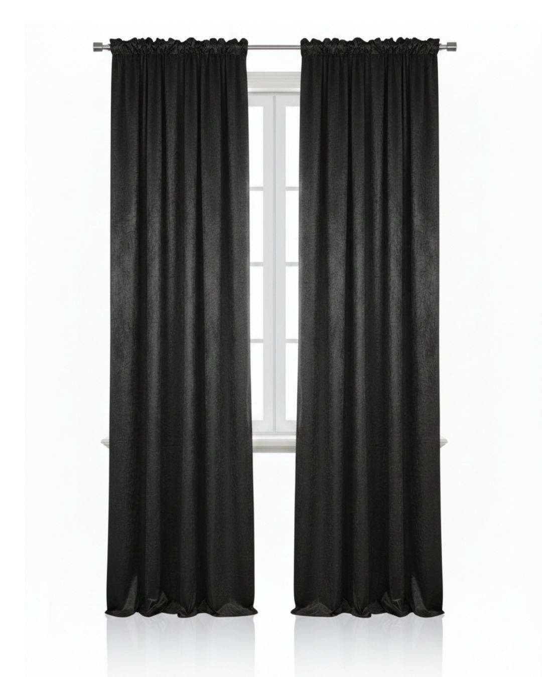 Cortinas  Aterciopeladas - 2 Paños TF-0