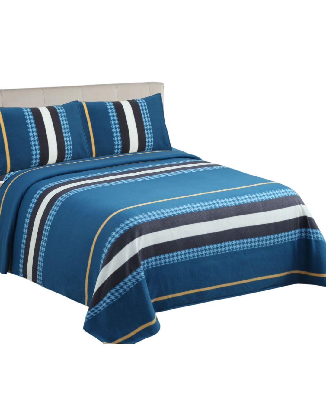 Sábanas de Polar Premium Con Diseño KING- Suavidad Térmica y Confort Superior -FYA MXH-0