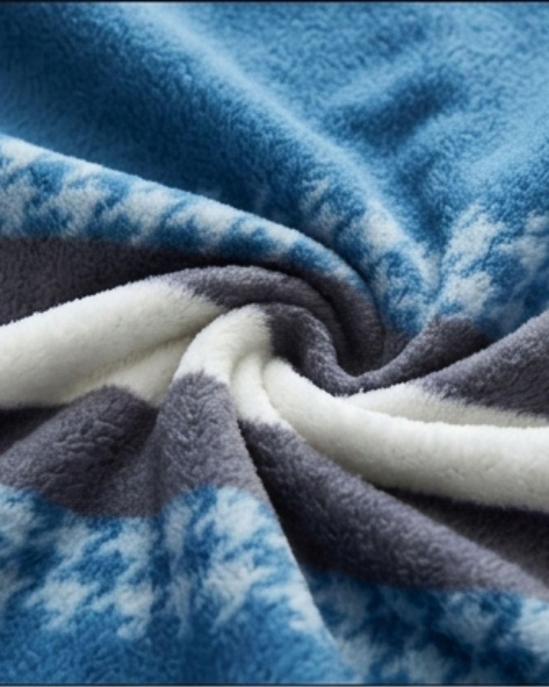 Sábanas de Polar Premium Con Diseño KING- Suavidad Térmica y Confort Superior -FYA MXH-3