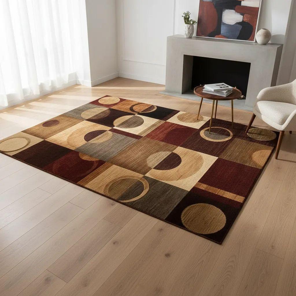 ALFOMBRA DISEÑO MODERNO 3D -PARA TU LIVING-200X240 CSM.-3