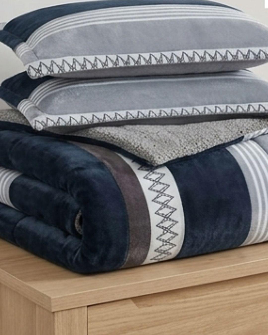 Cobertor de Invierno Premium. - Plush con Diseño King FYA MXH-3